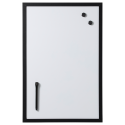 60 x 40 cm. Whiteboard with black frame