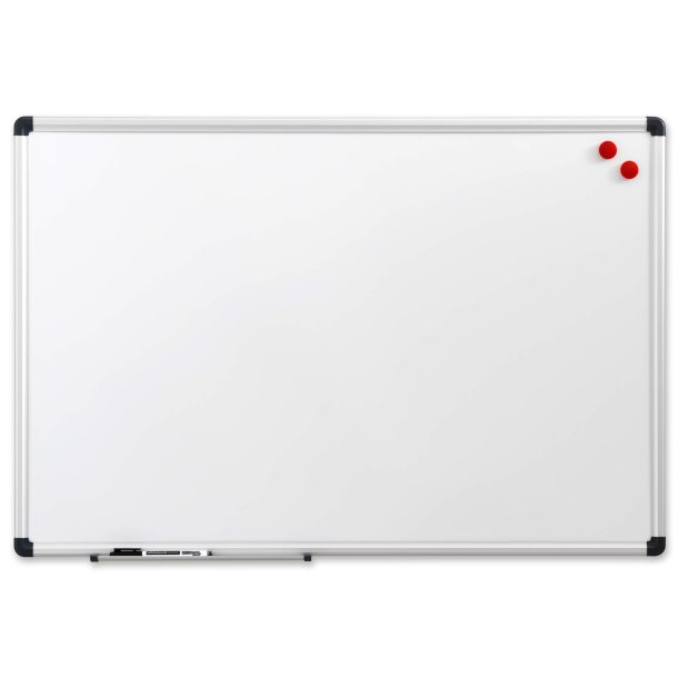 180 x 90 cm. Whiteboard med alu. ramme