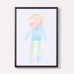 Frame for drawings, A4, black