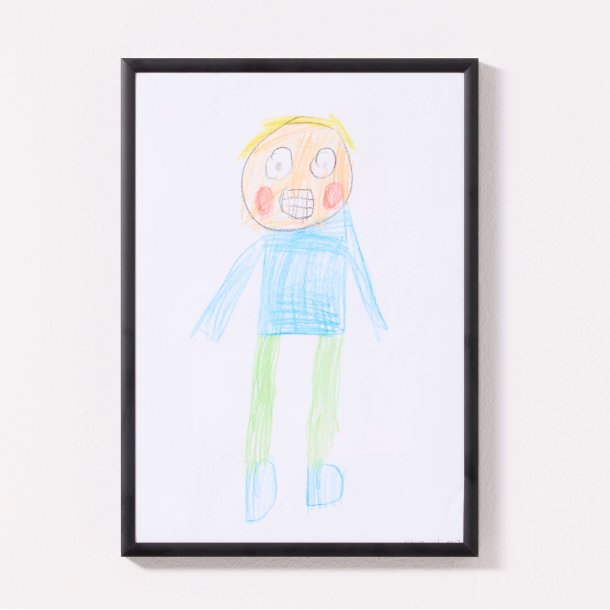 Frame for drawings, A4, black