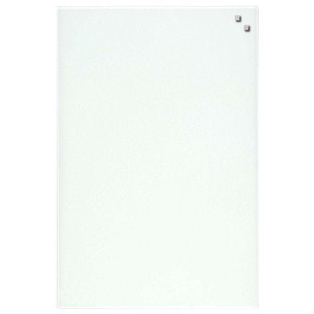 Hvid magnetisk glastavle