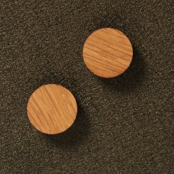 Kreismagnet aus Teakholz, superstarker Magnet