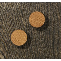 Kreismagnet aus Teakholz, superstarker Magnet