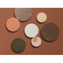 Circle 35 cm. Magnetic metal board