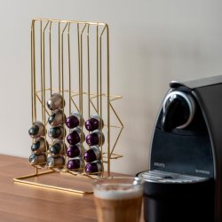 Kapselhalter, Gold-Look Metall