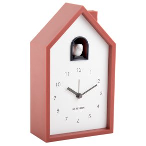 Cuckoo Alarm Clock, Red
