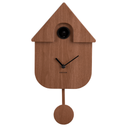 Kuckucksuhr, dunkles Holz