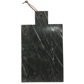 Schneidebrett, schwarzer Marmor, 39x23 cm