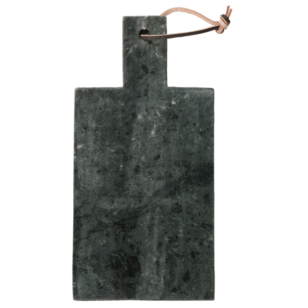 Skärbräda, grön marmor, 30x15 cm