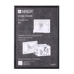 Frame for drawings, A4, black