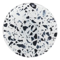 Kreis 10 cm. Mix Terrazzo Glas Superstarker Magnet