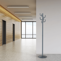 MAUL Garderobenstnder, glnzender silbergrauer Stahl