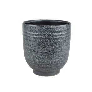 Blumentopf, dunkelgrau, klein