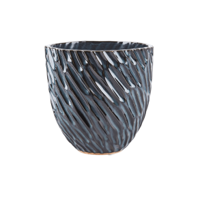 Blumentopf, dunkelblau, klein