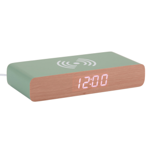 Retro LED Alarm Clock, Green