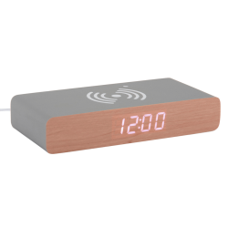 Retro LED Wecker, Grau