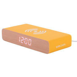 Retro LED Wecker, Gelb