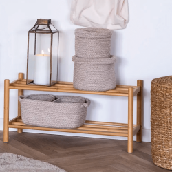 Bambus Schuhregal