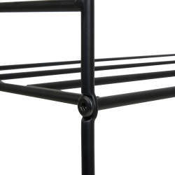 Schuhregal, 3 Regale, Stahl