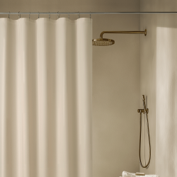Harmony Duschvorhang, Creme, 150 x 200 cm