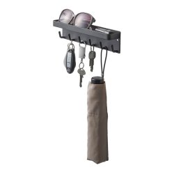 Yamazaki Magnetischer Schlsselhalter mit Ablage, schwarz