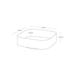 Yamazaki Drehbares Aufbewahrungstablett, schwarz