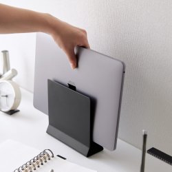 Yamazaki Laptopställ, vertikalt, svart