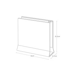 Yamazaki Laptopställ, vertikalt, svart