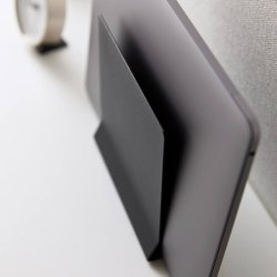Yamazaki Laptopställ, vertikalt, svart