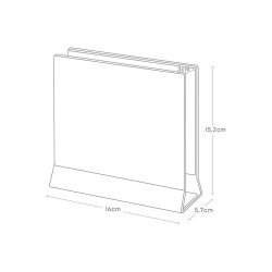 Yamazaki Laptop Stand, vertical, white