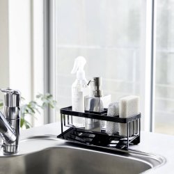 Yamazaki Dish Accessory Holder, black