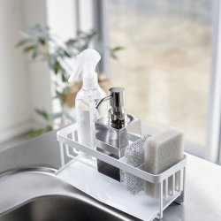 Yamazaki Dish Accessory Holder, white