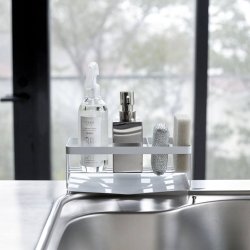 Yamazaki Dish Accessory Holder, white