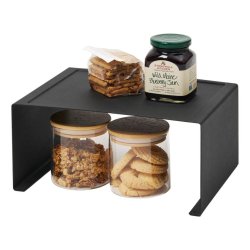 Yamazaki Stapelbares Kchenregal, schwarz