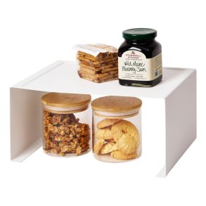 Yamazaki Stackable Kitchen Shelf, white