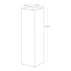 Yamazaki Toilettenpapierhalter fr Ersatzrollen, schwarz