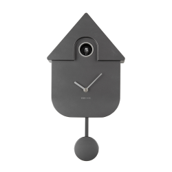 Kuckucksuhr, metallisch grau