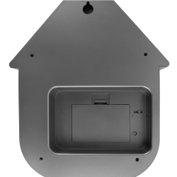 Kuckucksuhr, metallisch grau