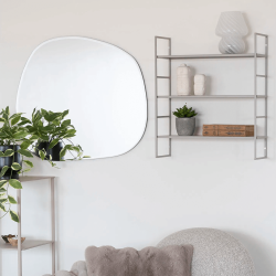 Vgghylla, Greige metall, 3 hyllor