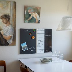 Magnetisk Griffeltavla i stål 60 x 40 cm.