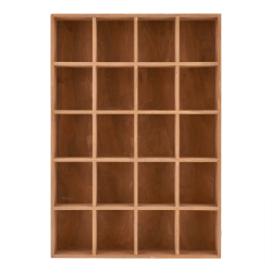 Cup holder / wall shelf, pinewood