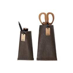 Hnge-Tasche, hergestellt aus recyceltem Papier, gro, braun