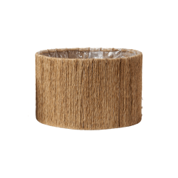 Planteringskorg i jute, 25 cm.