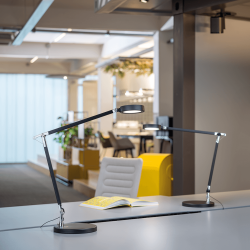 LED Moderne Schreibtischlampe, Schwarz