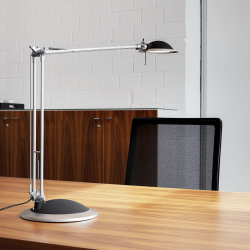 LED Schreibtischlampe mit Fu oder Klemme, Aluminium
