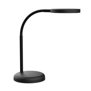 LED Schreibtischlampe mit flexiblem Arm, Schwarz