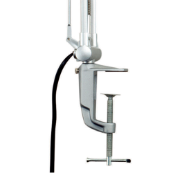 LED Schreibtischlampe mit Fu oder Klemme, Aluminium