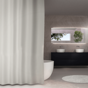 Duschvorhang, wei, 180 x 200 cm