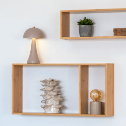 LED wireless, sand-colored, table lamp