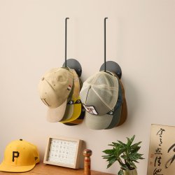 Wall-mounted kitchen roll holder, black